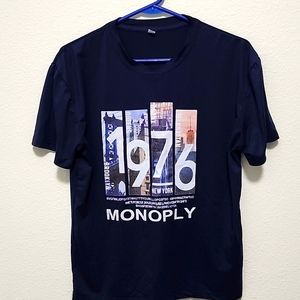 Navy Blue Monopoly Tee